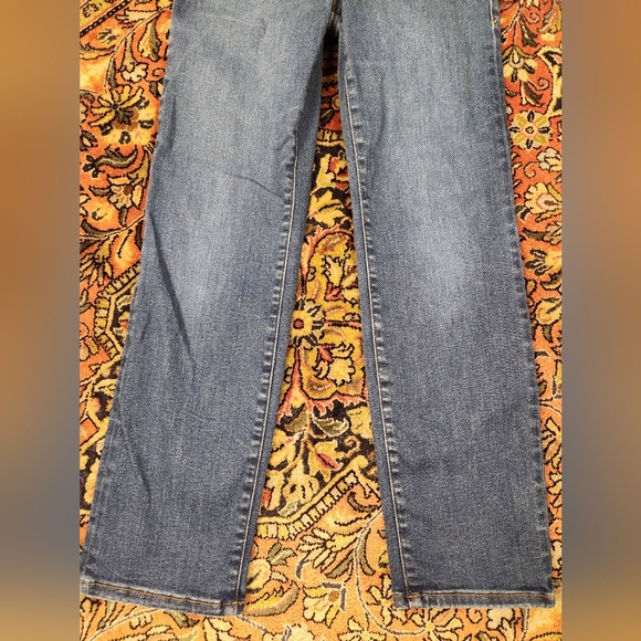 Good American Medium/Dark Wash Skinny Jeans 6-12 - Picture 4 of 12